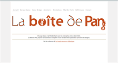 Desktop Screenshot of laboitedepan.com
