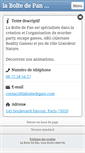 Mobile Screenshot of laboitedepan.com