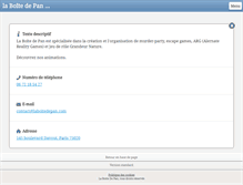 Tablet Screenshot of laboitedepan.com